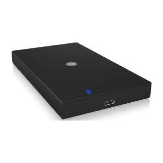 Raidsonic ICY BOX IB-200T-C3 2.5" SATA3 USB-C külső ház fekete (USB3.2 Gen1 Type-A/Type-C kombi kábellel)