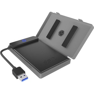 Raidsonic ICY BOX IB-AC603b-U3 2.5" USB3.2 Gen2×1 A külső ház szürke