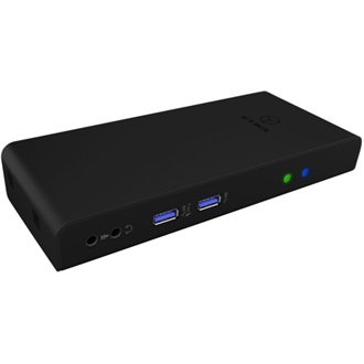 ICY BOX DockingStation 11-in-1 USB3.0 dokkoló fekete