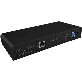 ICY BOX DockingStation 11-in-1 USB3.0 dokkoló fekete