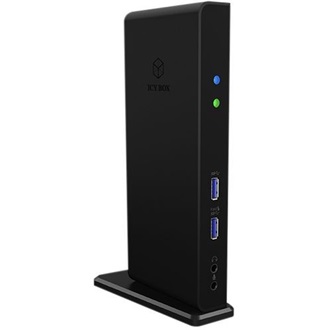 ICY BOX DockingStation 11-in-1 USB3.0 dokkoló fekete