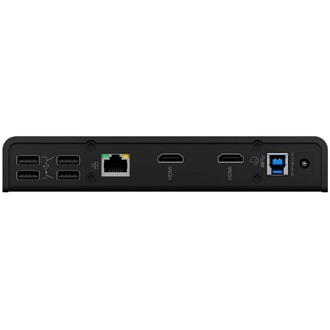 ICY BOX DockingStation 11-in-1 USB3.0 dokkoló fekete