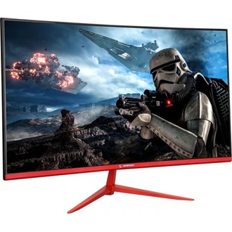 Rampage Blaze BL27R165C 27" ívelt VA LED gaming monitor piros-fekete 165Hz FreeSync