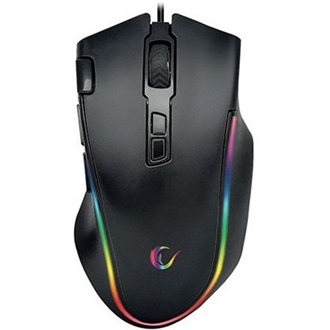 Rampage SMX-G72 GREEDY RGB USB optikai gaming egér fekete