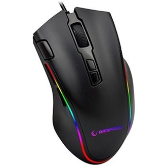 Rampage SMX-G72 GREEDY RGB USB optikai gaming egér fekete