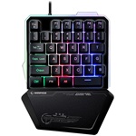 Rampage KB-R24 X-MINI USB egykezes gaming billentyűzet fekete