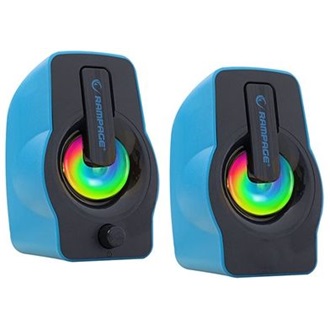 Rampage RMS-G7 Falsetto RGB 2.0 hangszóró kék-fekete