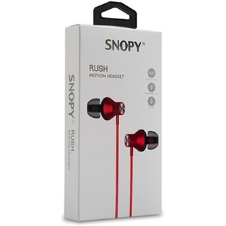 Rampage SNJ19 fülhallgató headset piros