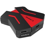 Rampage Switch Gaming Converter 2db USB-C -> 3db USB-A 2.0 F/M adapter 0.31m fekete-piros