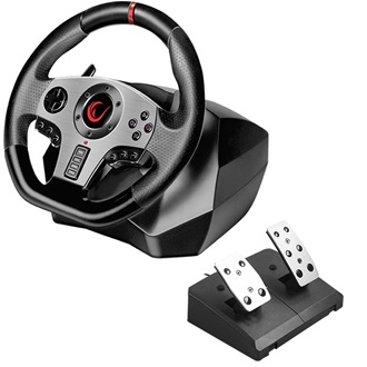 Rampage V900-S USB-A kormány játékvezérlő fekete