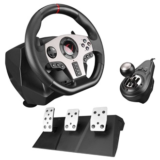 Rampage V902 USB-A kormány játékvezérlő + váltó fekete-szürke