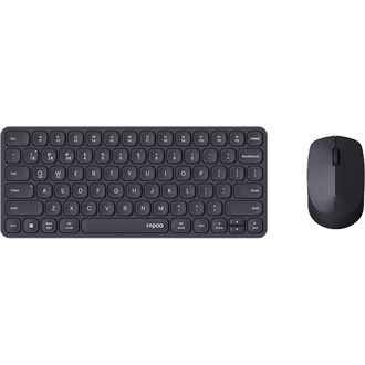 Rapoo 9010M Bluetooth / vezeték nélküli magyar membrán billentyűzet + egér