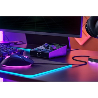 Razer Audio Mixer 4-csatorna USB-C; S/PDIF gaming keverőpult