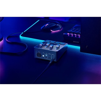Razer Audio Mixer 4-csatorna USB-C; S/PDIF gaming keverőpult