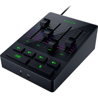 Razer Audio Mixer 4-csatorna USB-C; S/PDIF gaming keverőpult