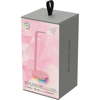 Razer Base Station V2 Chroma headset tartó / USB hub rózsaszín (Quartz)