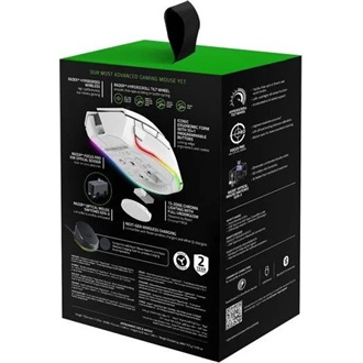 Razer Basilisk V3 Pro optikai USB / Bluetooth / vezeték nélküli gaming egér fehér