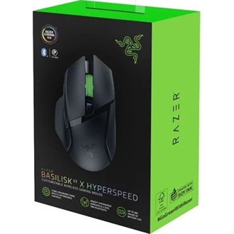 Razer Basilisk V3 X optikai Bluetooth / vezeték nélküli gaming egér fekete (Bontott!)