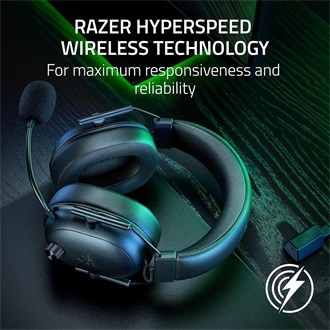 Razer BlackShark V2 HyperSpeed gaming fejhallgató headset fekete