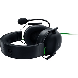 Razer BlackShark V2 X gaming fejhallgató headset fekete-zöld