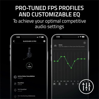 Razer BlackShark V3 Pro gaming fejhallgató headset fekete