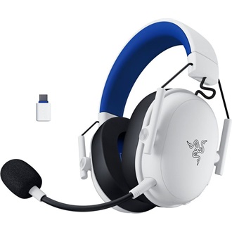 Razer BlackShark V3 X HyperSpeed for PlayStation gaming fejhallgató headset fehér-kék