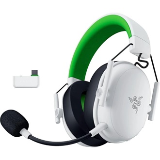 Razer BlackShark V3 X HyperSpeed for Xbox gaming fejhallgató headset fehér-zöld