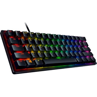 Razer BlackWidow V3 Mini Bluetooth / vezeték nélküli / USB-C angol (US) gaming Razer Green mechanikus billentyűzet feket