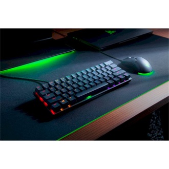 Razer BlackWidow V3 Mini Bluetooth / vezeték nélküli / USB-C angol (US) gaming Razer Green mechanikus billentyűzet feket