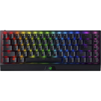 Razer BlackWidow V3 Mini Bluetooth / vezeték nélküli / USB-C angol (US) gaming Razer Yellow mechanikus billentyűzet feke