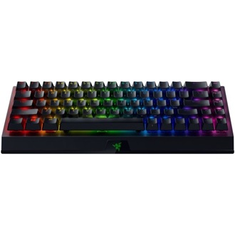 Razer BlackWidow V3 Mini Bluetooth / vezeték nélküli / USB-C angol (US) gaming Razer Green mechanikus billentyűzet feket
