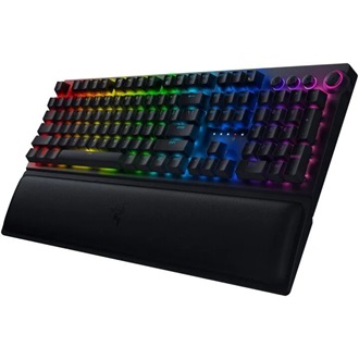 Razer BlackWidow V3 Pro Bluetooth / vezeték nélküli angol (US) gaming billentyűzet fekete (Yellow Switch)