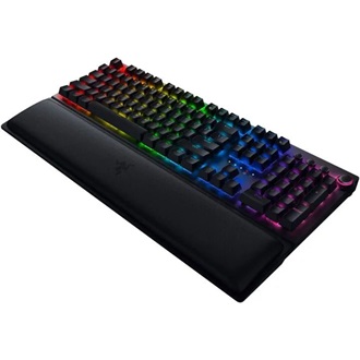 Razer BlackWidow V3 Pro Bluetooth / vezeték nélküli angol (US) gaming billentyűzet fekete (Yellow Switch)