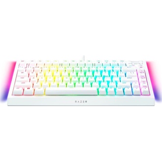 Razer BlackWidow V4 75% USB angol (US) gaming Tactile Quiet mechanikus billentyűzet fehér
