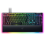 Razer BlackWidow V4 Pro USB angol (US) gaming Razer Yellow mechanikus billentyűzet fekete