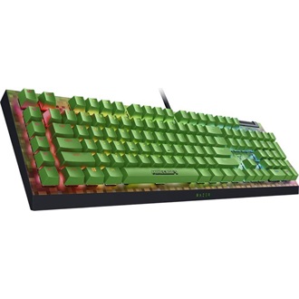 Razer BlackWidow V4 X Minecraft Edition USB angol (US) gaming Razer Green mechanikus billentyűzet zöld