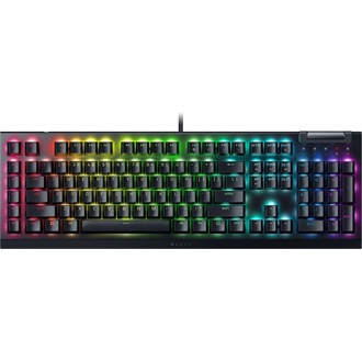 Razer BlackWidow V4 X USB angol gaming Razer Green mechanikus billentyűzet fekete