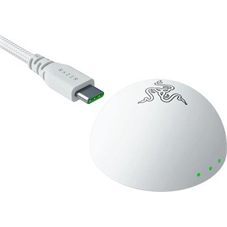 Razer DeathAdder V4 Pro HyperSpeed optikai vezeték nélküli gaming egér fehér