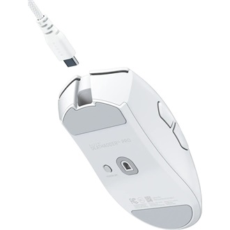 Razer DeathAdder V4 Pro HyperSpeed optikai vezeték nélküli gaming egér fehér