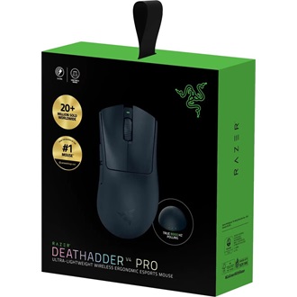 Razer DeathAdder V4 Pro HyperSpeed optikai vezeték nélküli gaming egér fekete