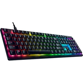 Razer DeathStalker V2 USB angol (US) gaming Razer Purple optikai billentyűzet fekete