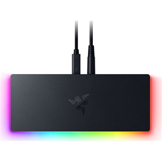 Razer Dock Chroma 11-port M.2 NVMe 250W Thunderbolt 5 gaming dokkoló fekete
