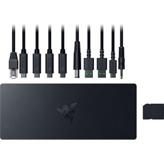Razer Dock Chroma 11-port M.2 NVMe 250W Thunderbolt 5 gaming dokkoló fekete