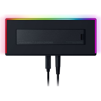 Razer Dock Chroma 11-port M.2 NVMe 250W Thunderbolt 5 gaming dokkoló fekete
