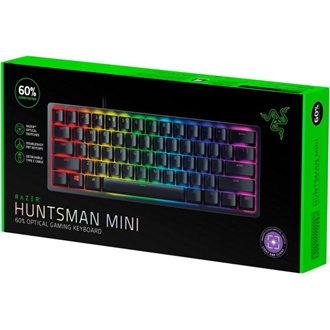 Razer Huntsman Mini Analog Switch USB angol (US) gaming Razer Analog billentyűzet fekete