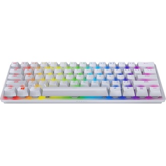 Razer Huntsman Mini USB angol (US) gaming Razer Red optikai billentyűzet fehér (Mercury)