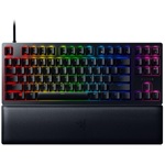 Razer Huntsman V2 Tenkeyless USB angol (US) gaming Razer Purple optikai billentyűzet fekete