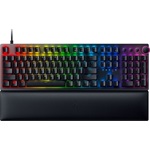 Razer Huntsman V2 Tenkeyless USB angol (US) gaming Razer Red optikai billentyűzet fekete