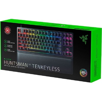 Razer Huntsman V2 Tenkeyless USB angol (US) gaming Razer Red optikai billentyűzet fekete