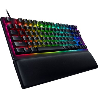 Razer Huntsman V2 Tenkeyless USB angol gaming Razer Red optikai billentyűzet fekete